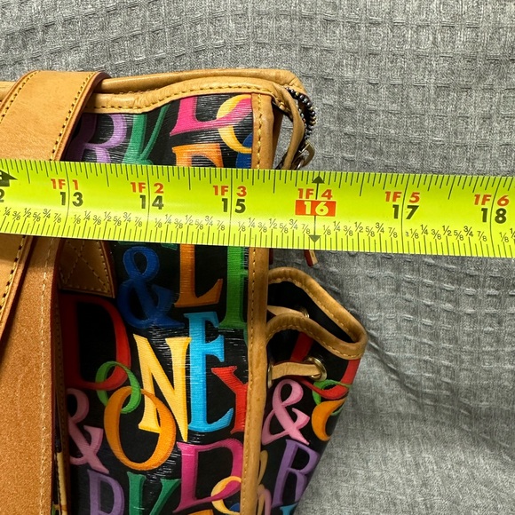 Dooney and Bourke doodle print laptop bag/tote bag - Picture 4 of 12